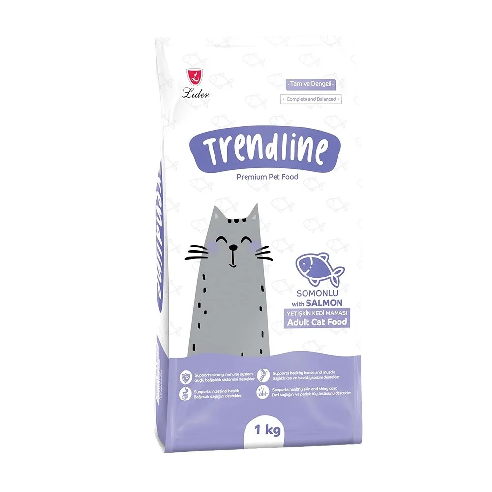 Trendline Somonlu Yetişkin Kedi Maması 1 kg