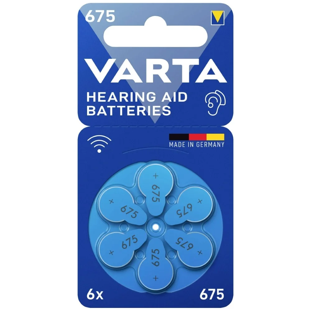 Varta Kulak Pili No: 675 6lı