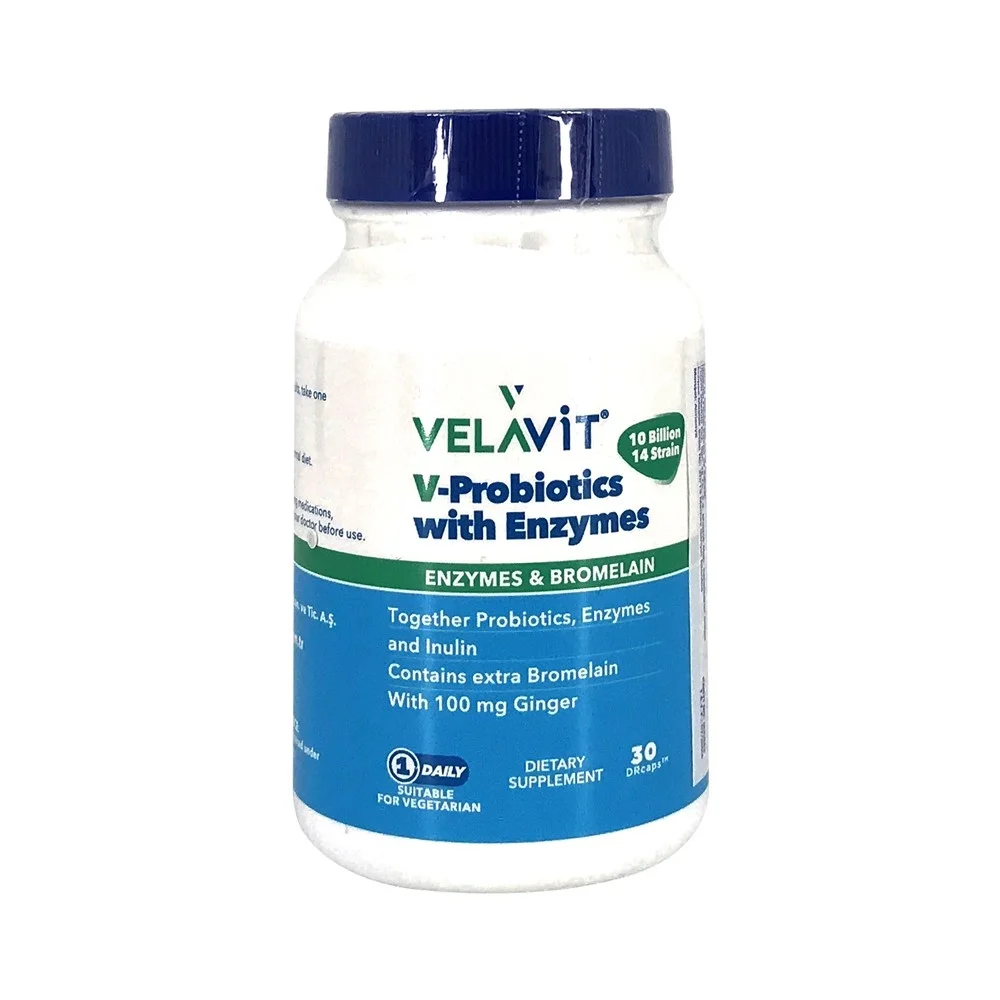 Velavit V-Probiotics With Enzymes 30 Tablet