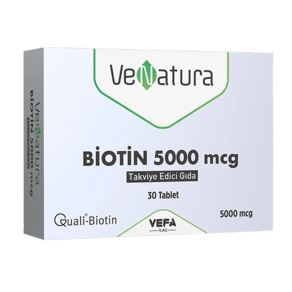 Venatura Biotin 5000 mcg 30 Tablet