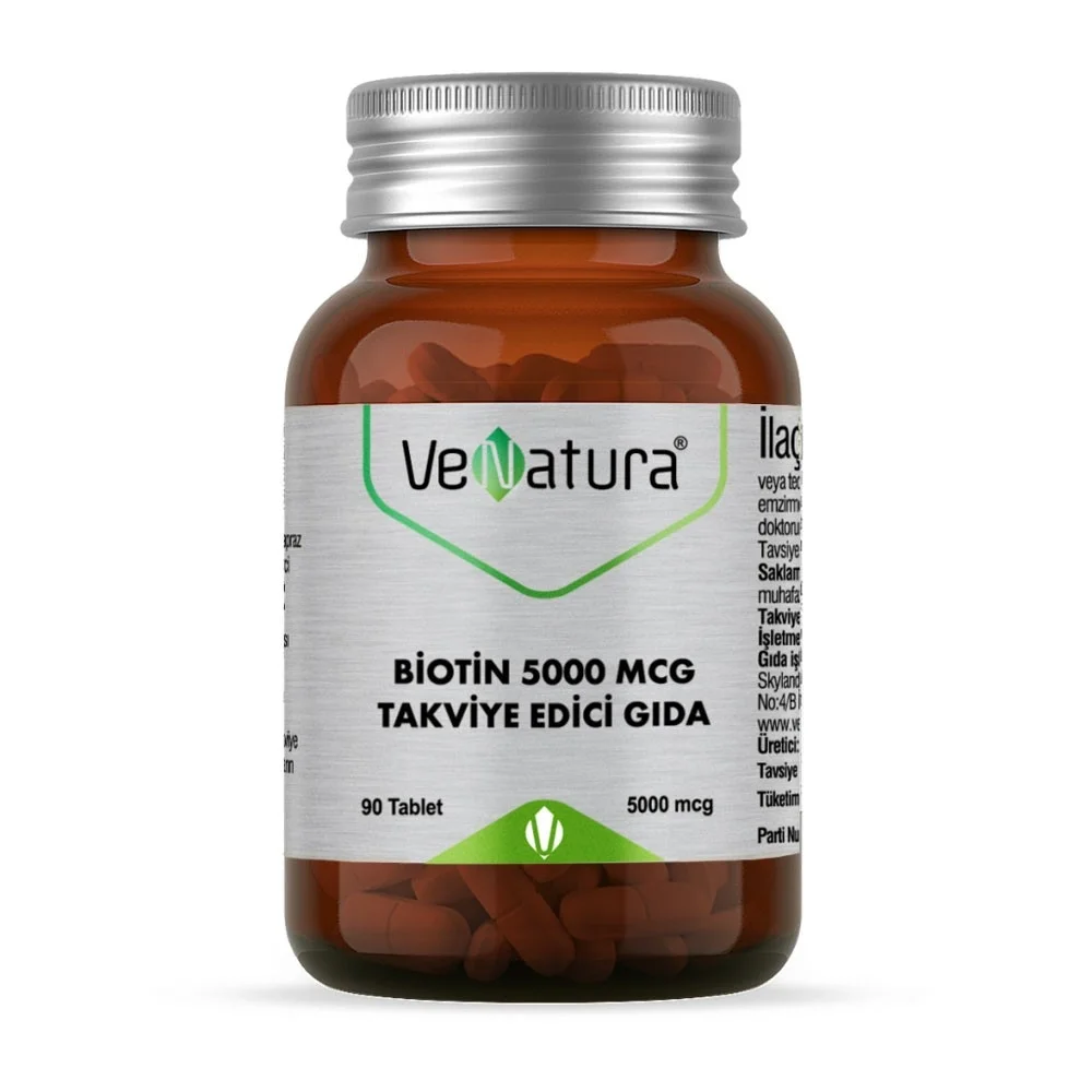 Venatura Biotin 5000 mcg 90 Tablet