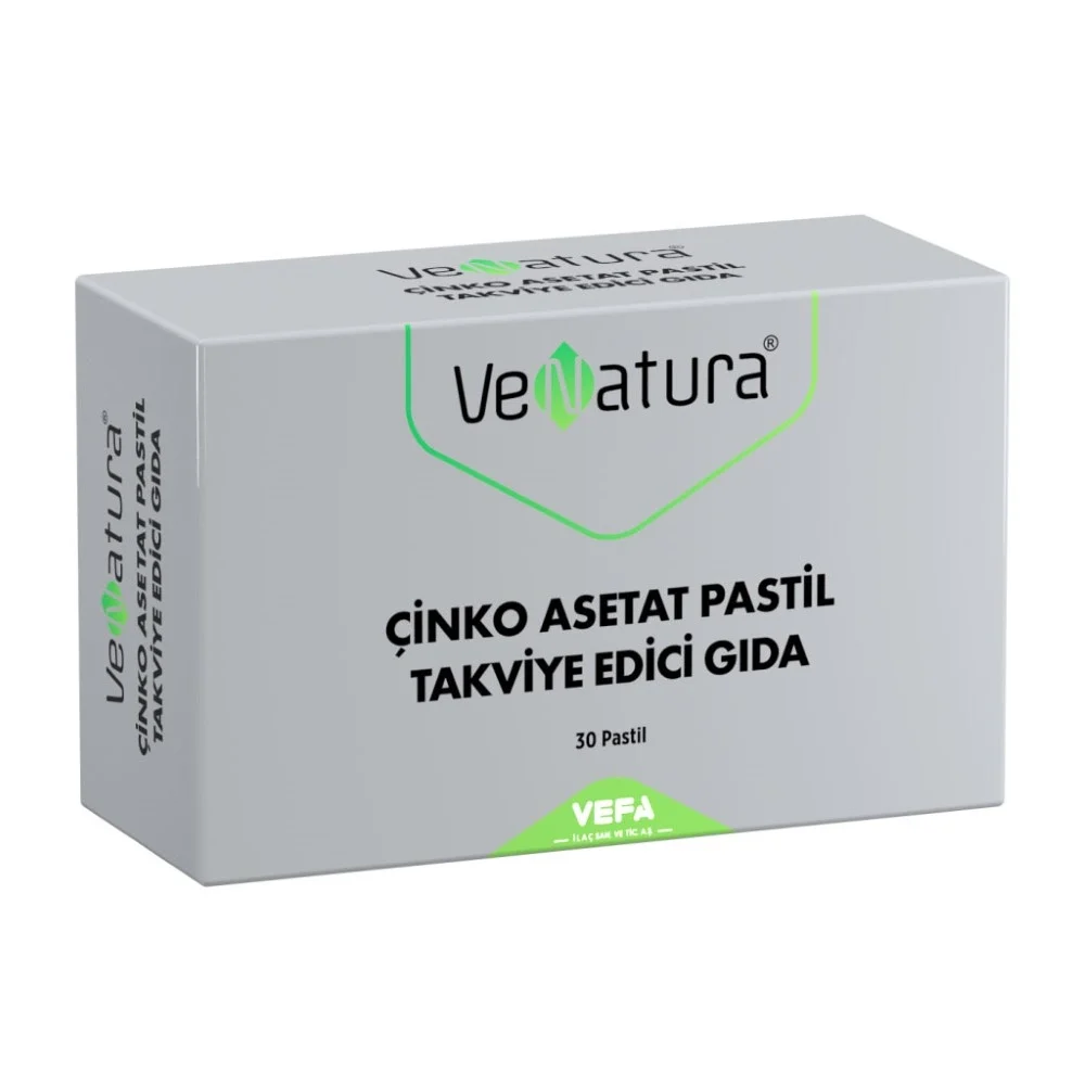 Venatura Çinko Asetat 30 Pastil