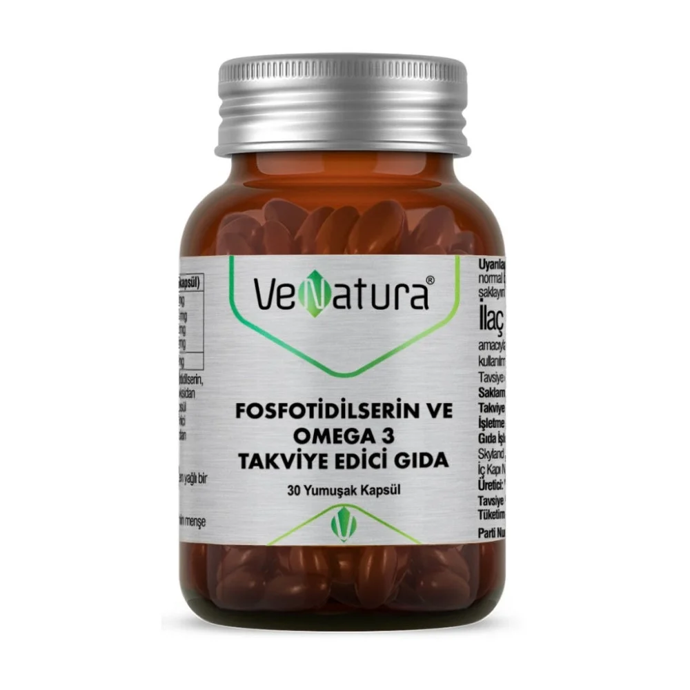 Venatura Fosfotidilserin ve Omega-3 30 Yumuşak Kapsül
