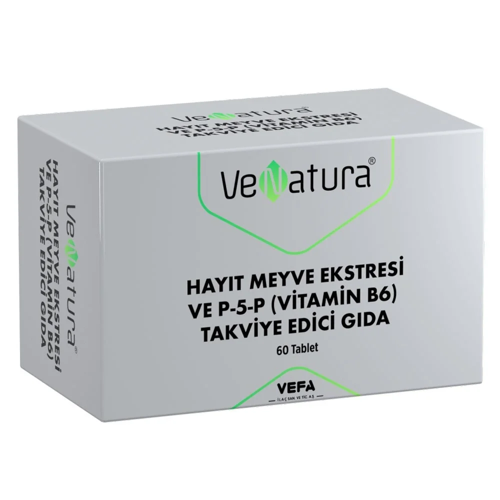 Venatura Hayıt Meyve Ekstresi P5P Vitamin B6 60 Tablet