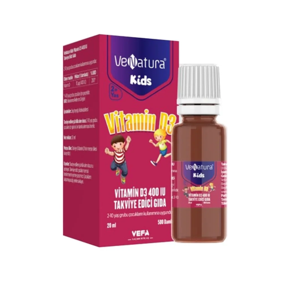 Venatura Kids Vitamin D3 Damla 20 ml