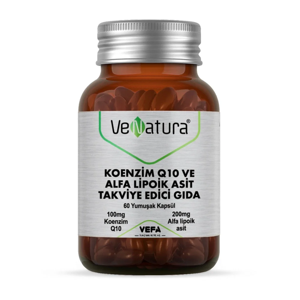 Venatura Koenzim Q10  Alfa Lipoik Asit 60 Kapsül