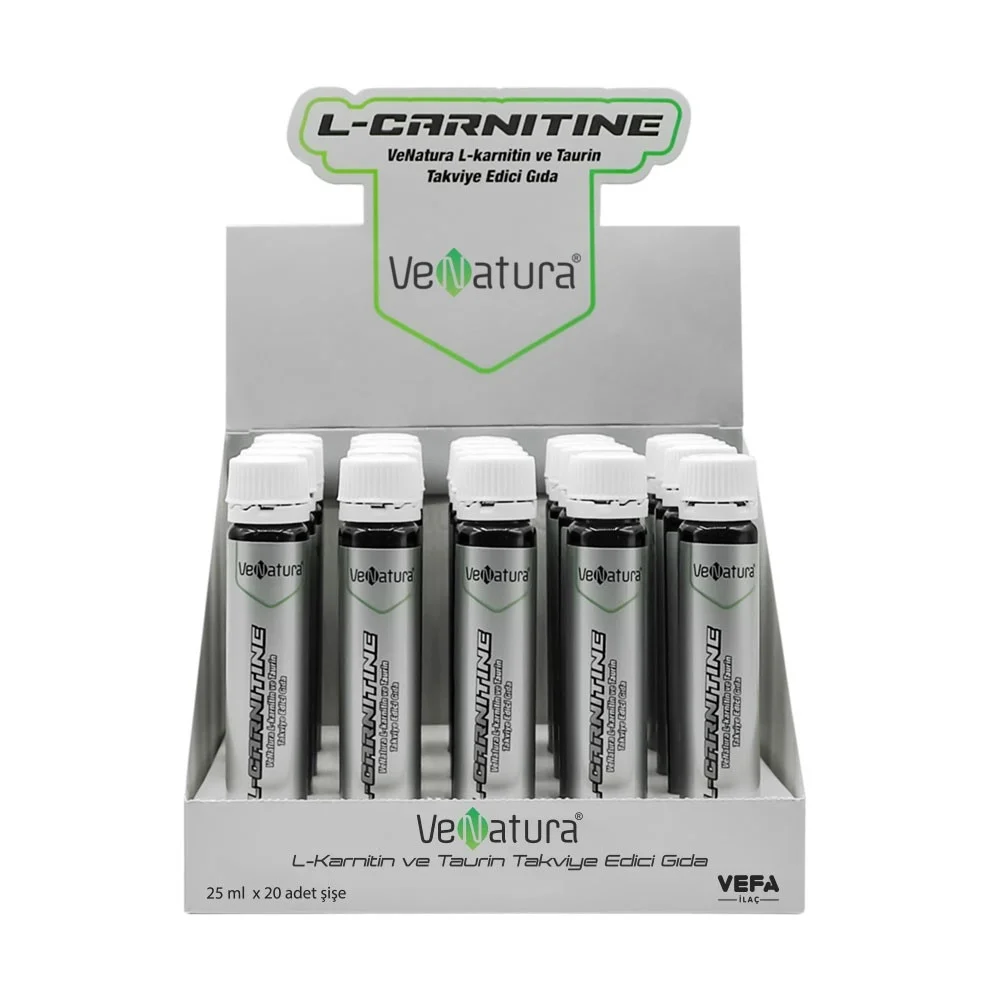 Venatura L-Carnitine ve Taurin 25 ml x 20 Şişe