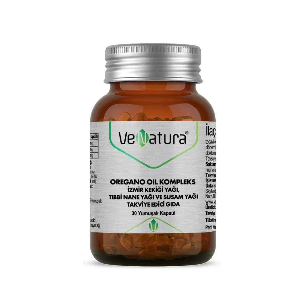 Venatura Oregano Oil Kompleks İzmir Kekiği Yağı 30 Kapsül