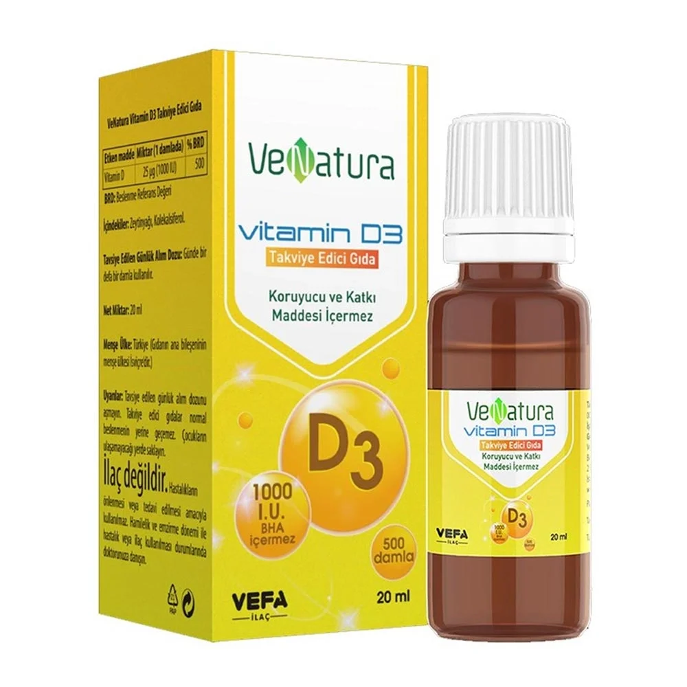 Venatura Vitamin D3 Damla 20 ml