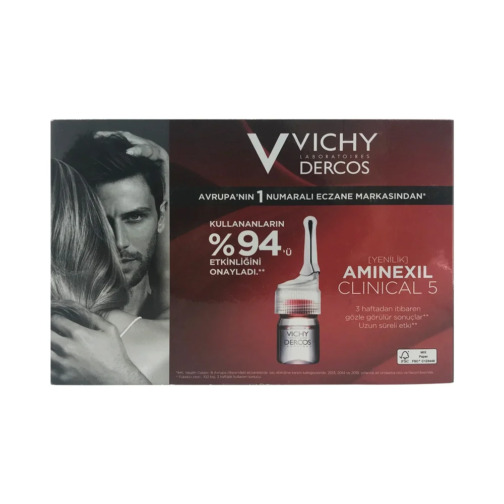Vichy Dercos Aminexil Clinical 5 Erkek 21 x 6 ml