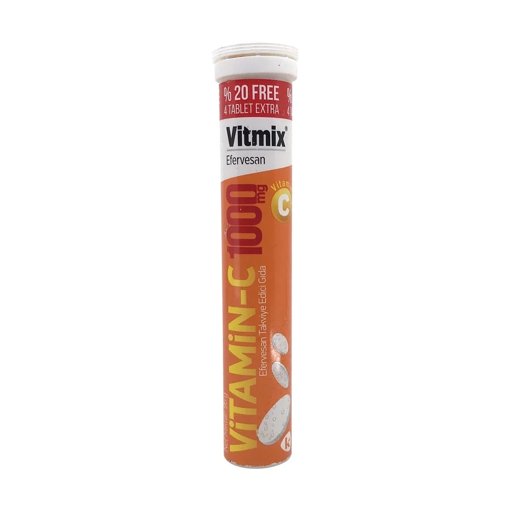 Vitmix Vitamin-C 1000 mg 20 Efervesan Tablet