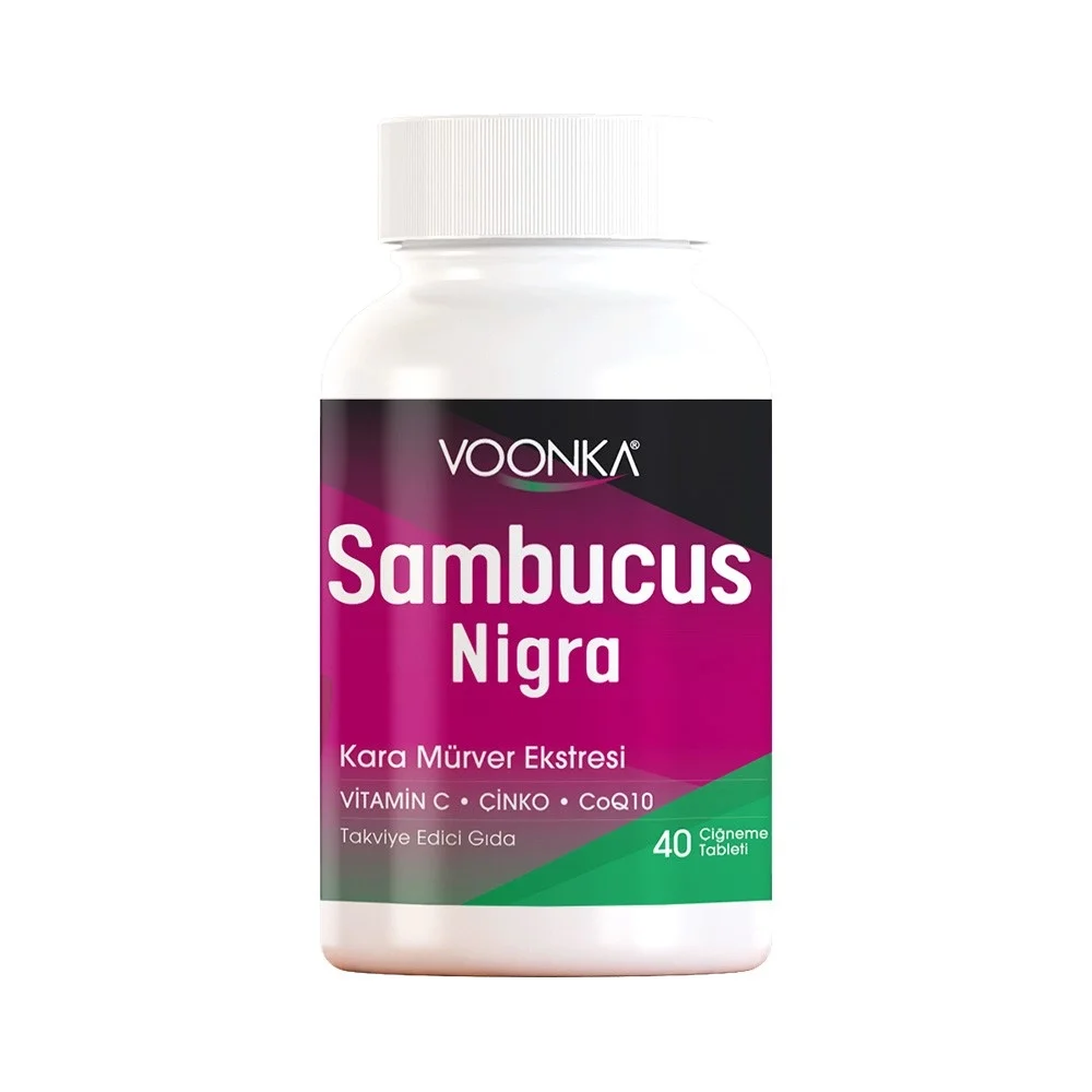 Voonka Sambucus Nigra Çiğneme 40 Tablet