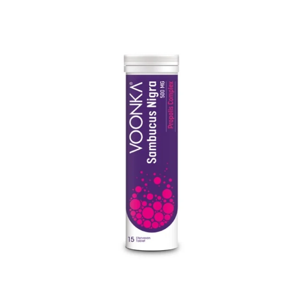 Voonka Sambucus Nigra Propolis Complex 15 Efervesan Tablet