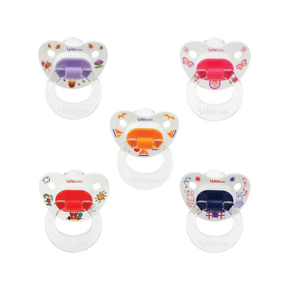 Wee Baby Yalancı Emzik Desenli Silikon Damaklı 833 No: 1