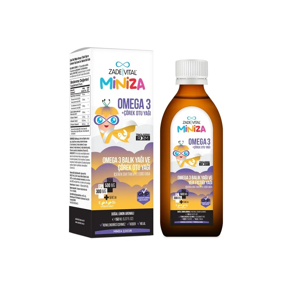 Zade Vital Omega + Çörek Otu Yağı 150 ml