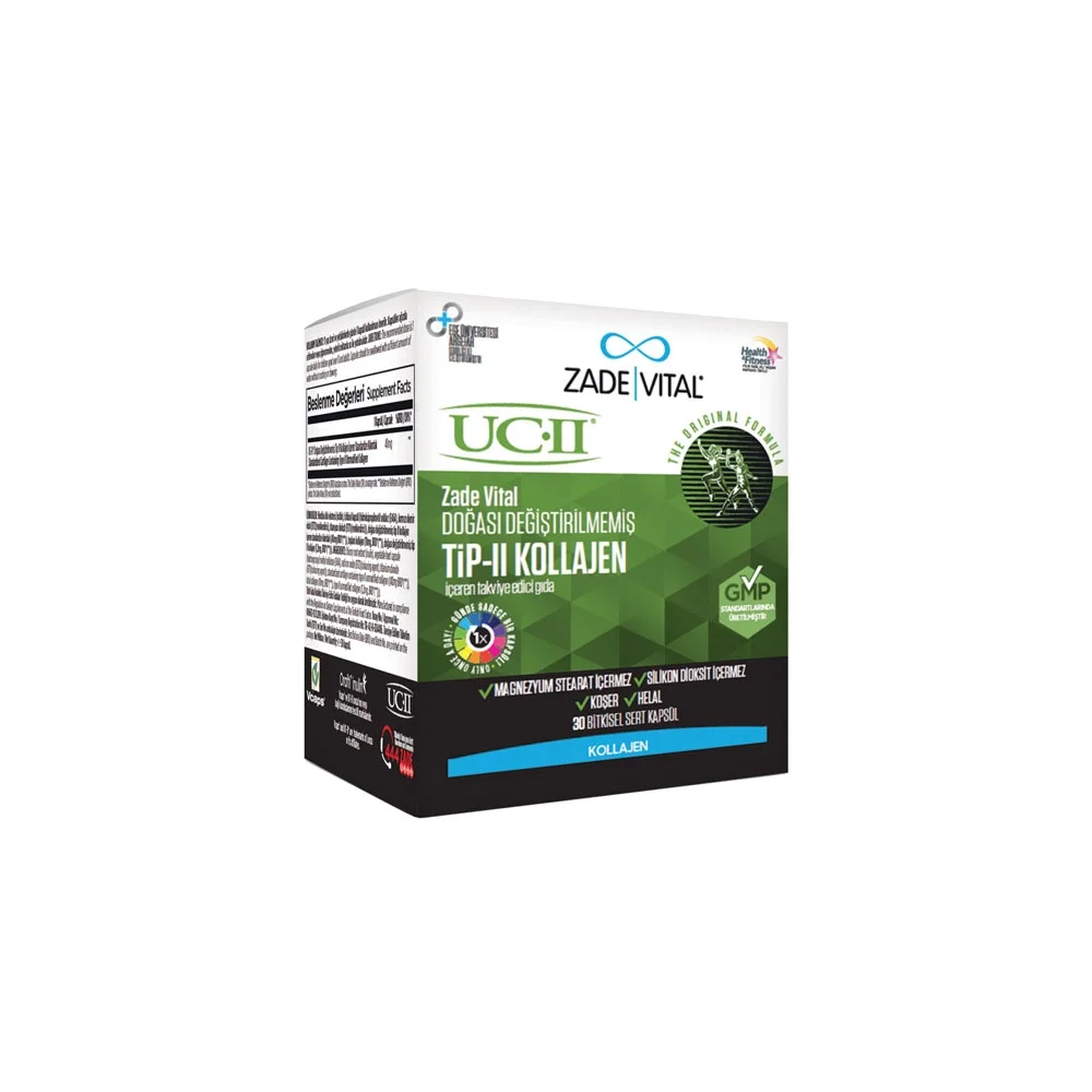 Zade Vital UC-II Tip-II Kolajen 30 Kapsül