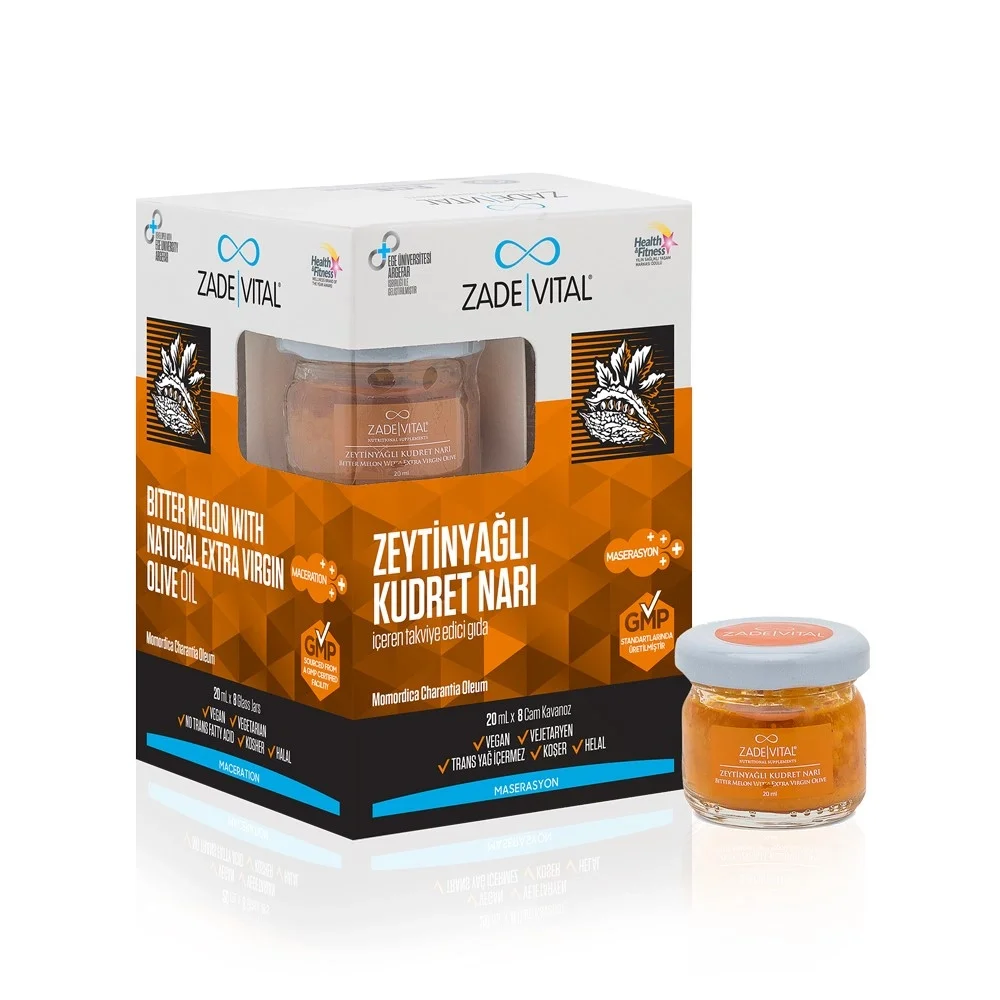 Zade Vital Zeytinyagli Kudret Nari 20 ml x 8 Cam Kavanoz