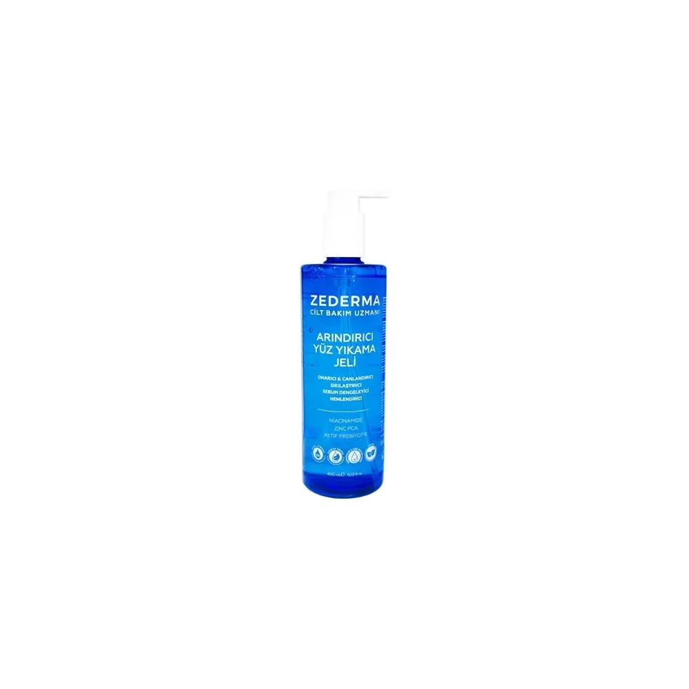 Zederma Arındırıcı Yüz Yıkama Jeli Yağlı Akne Eğilimli ve Hassas Ciltler İçin 400 ml
