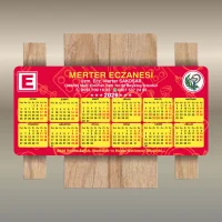 15x7 cm Eczanenize Özel 2026 Takvimli Magnet