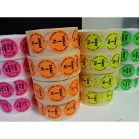 30.000 adet 4 farklı çeşit rulo ilaç kullanım etiketi