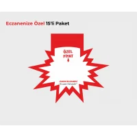 Eczanenize Özel Raf Önü Yıldız Kırmızı 15 Adet