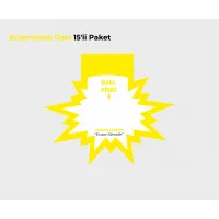 Eczanenize Özel Raf Önü Yıldız Sarı 15 Adet