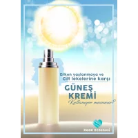 Güneş Kremi Afiş & Poster