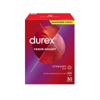 Durex Yakın Hisset Standart Fit Prezervatif 30lu