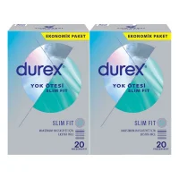 Durex Yok Ötesi İnce Slim Fit Prezervatif 20li - 2li Paket