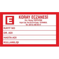 Majistral İlaç Etiketi Kod1