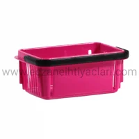 Fuşya Küçük Eczane Alışveriş Sepeti - 7LT 5 Adet