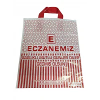Yumuşak Saplı Eczane Poşeti – 30×35 cm, 8 cm Körüklü 10 Kg