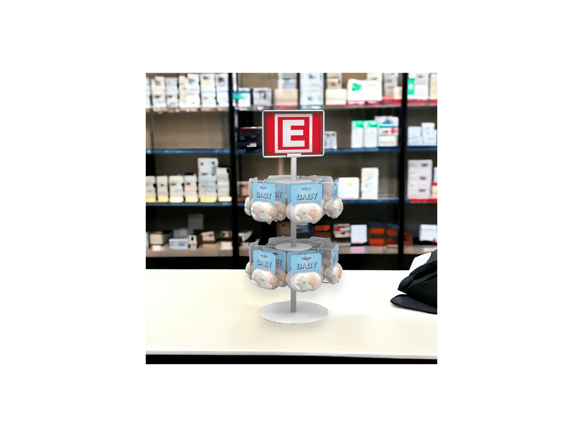 2 Katlı Banko üstü Stand