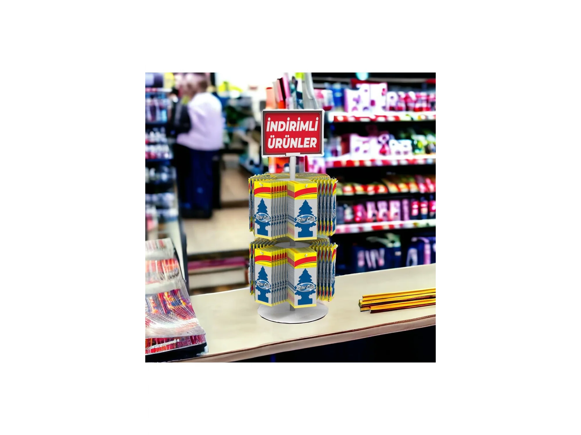 2 Katlı Banko üstü Stand