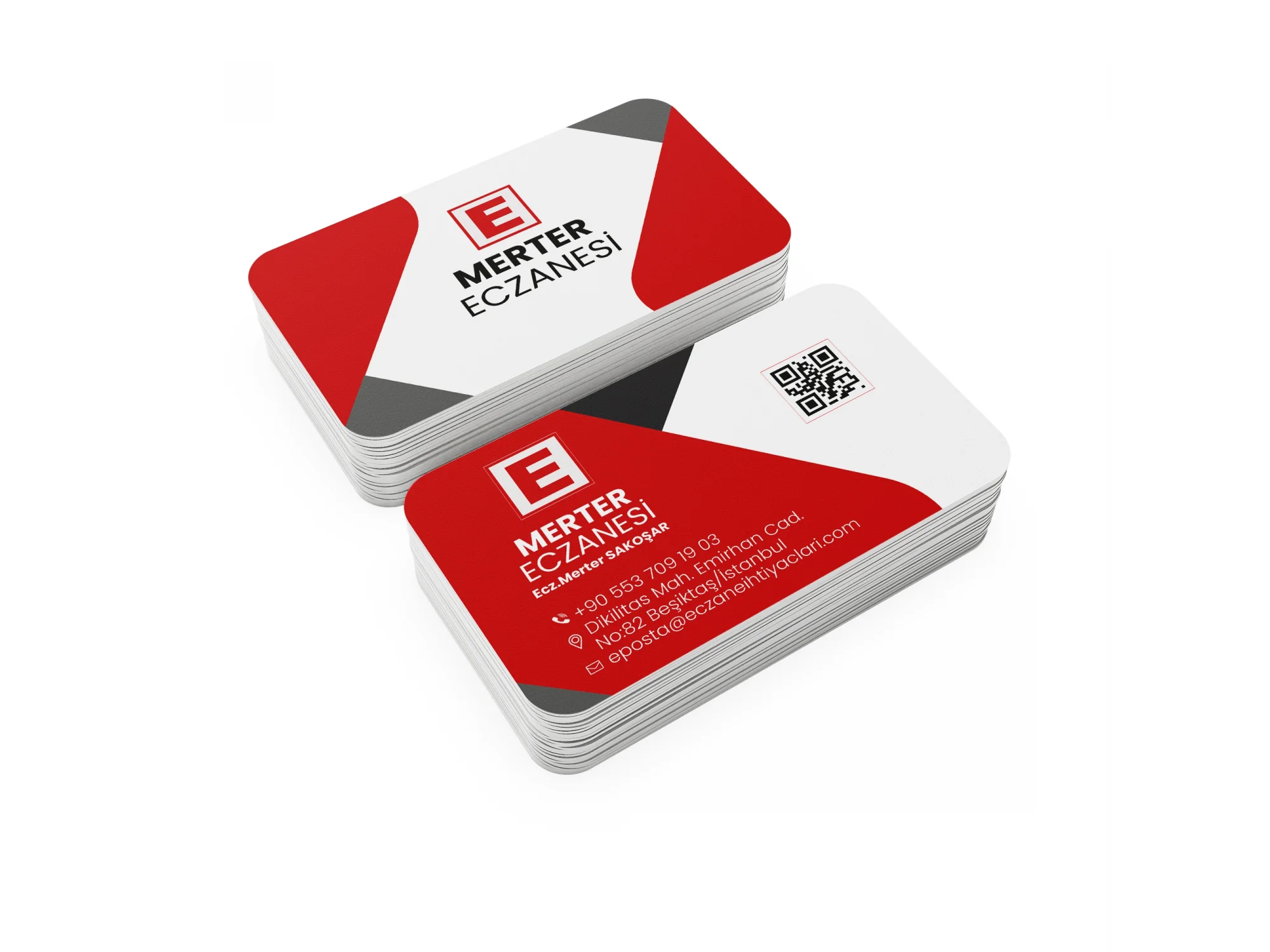 Kalın Gramajlı Eczane Kartvizit No:116 1000 Adet