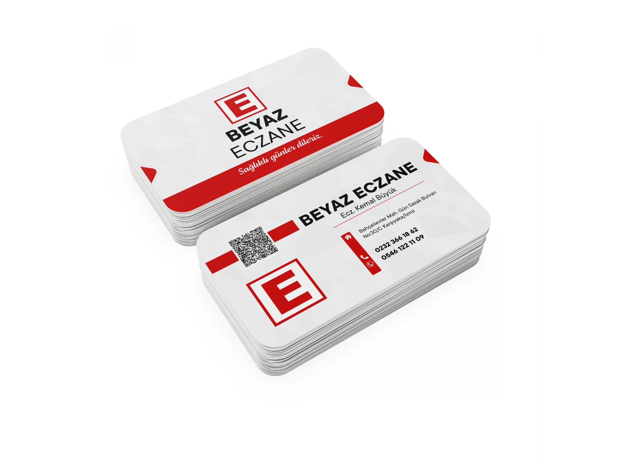 Kalın Gramajlı Eczane Kartvizit No:122