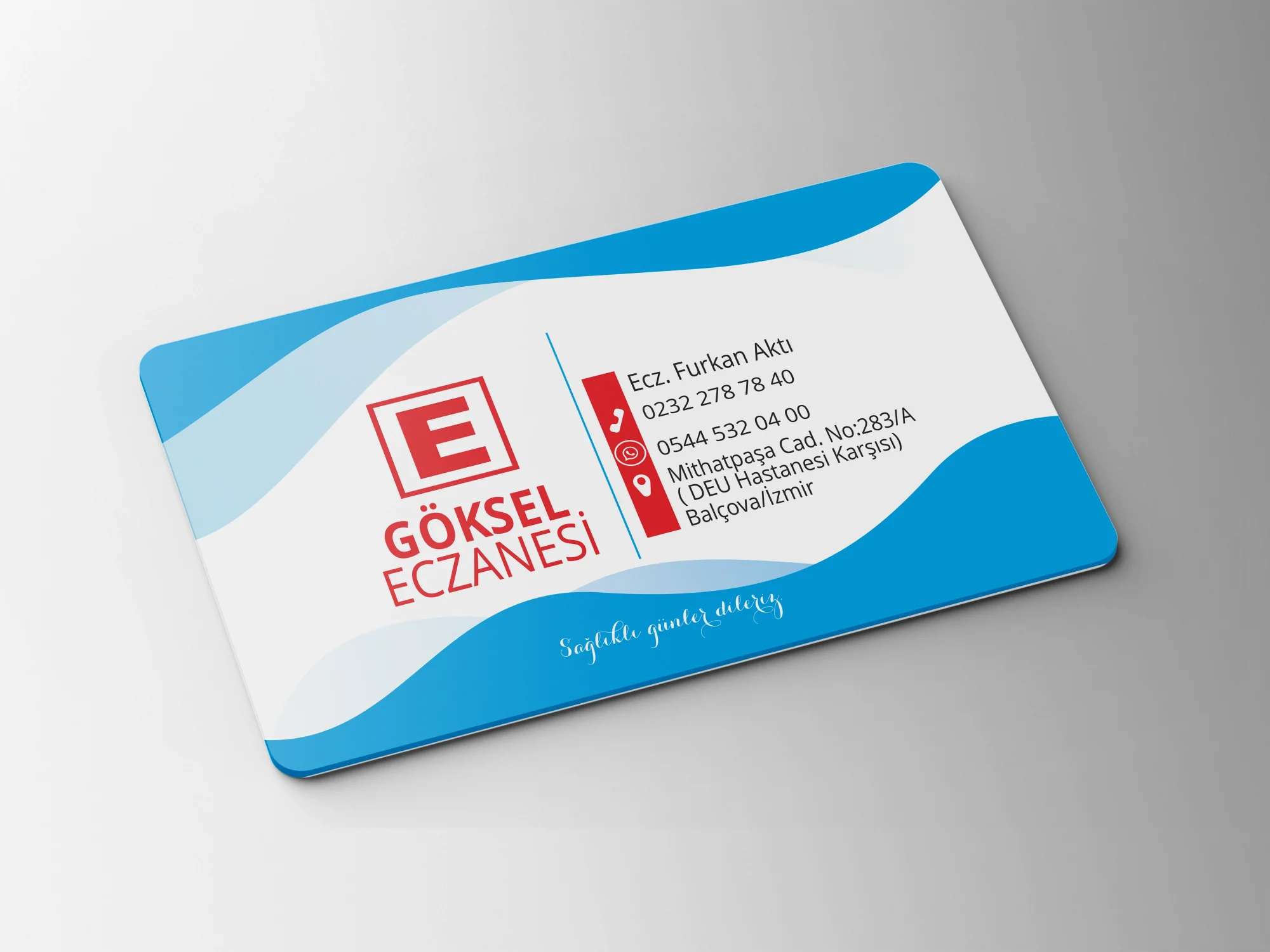 Oval Kesim Eczane Magneti No:121