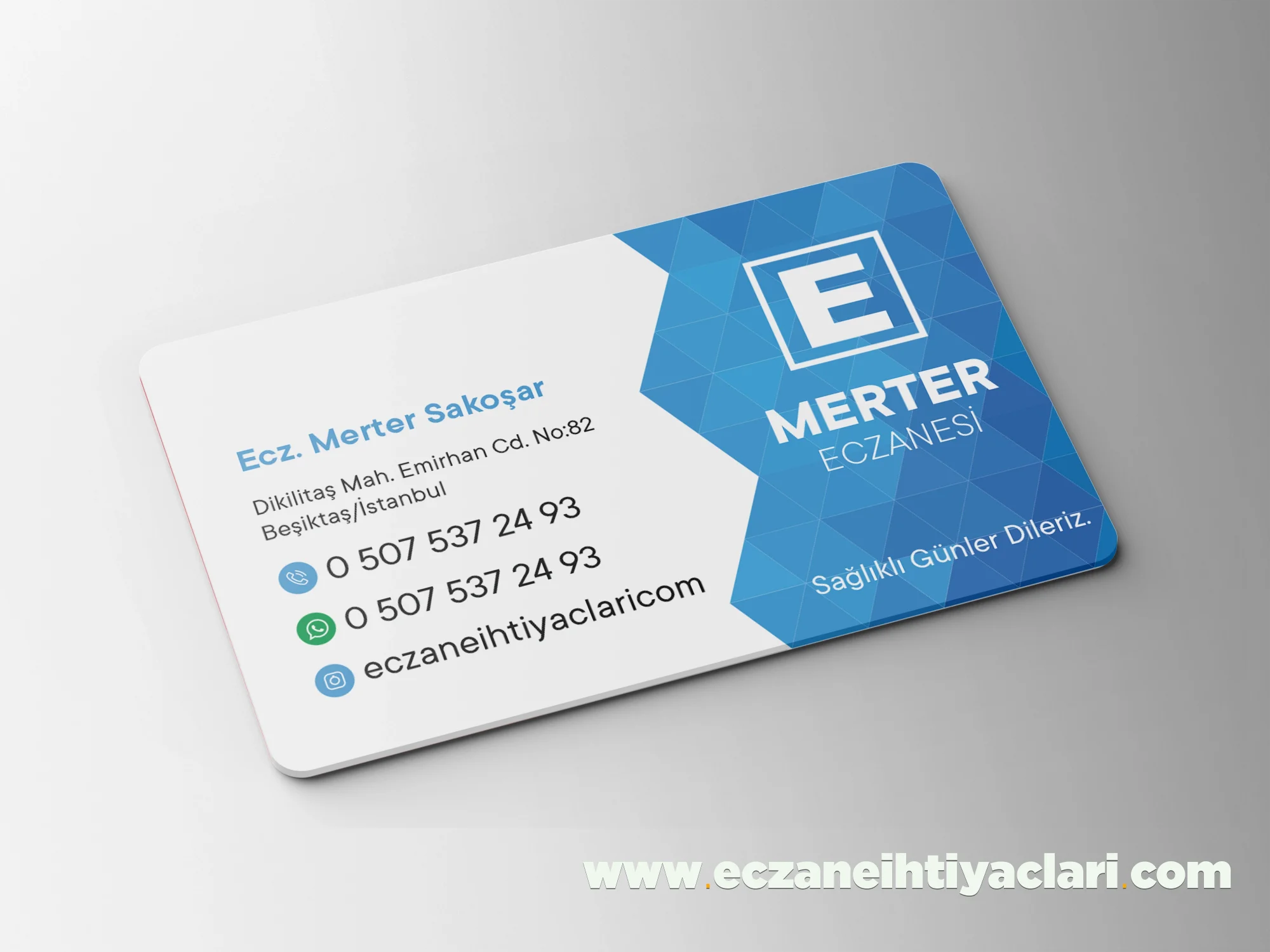 Oval Kesim Eczane Magneti No:114