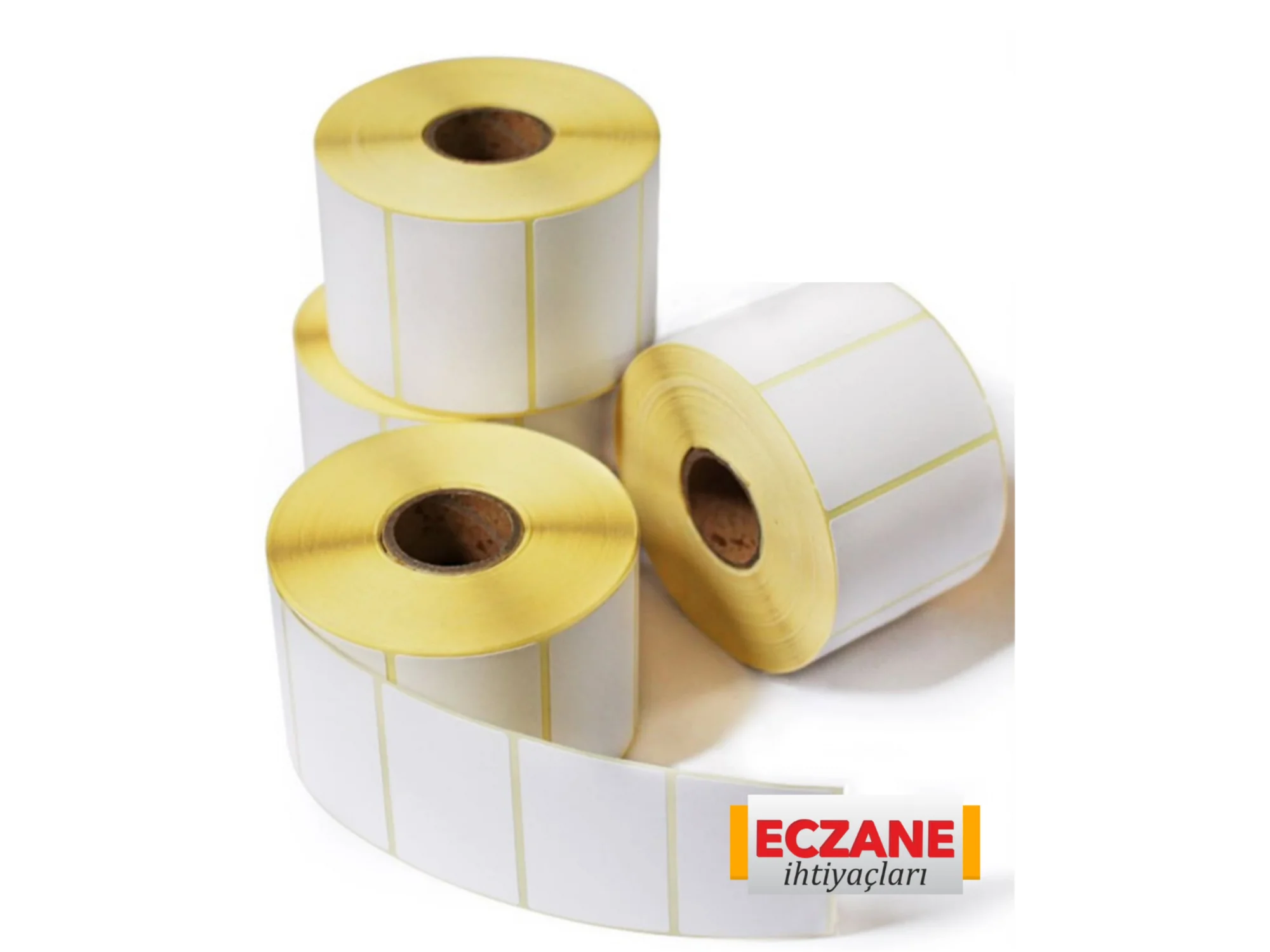 İlaç Tarif Etiketi (12.000 Adet) 40mm X 60mm Beyaz Zemin Etiket