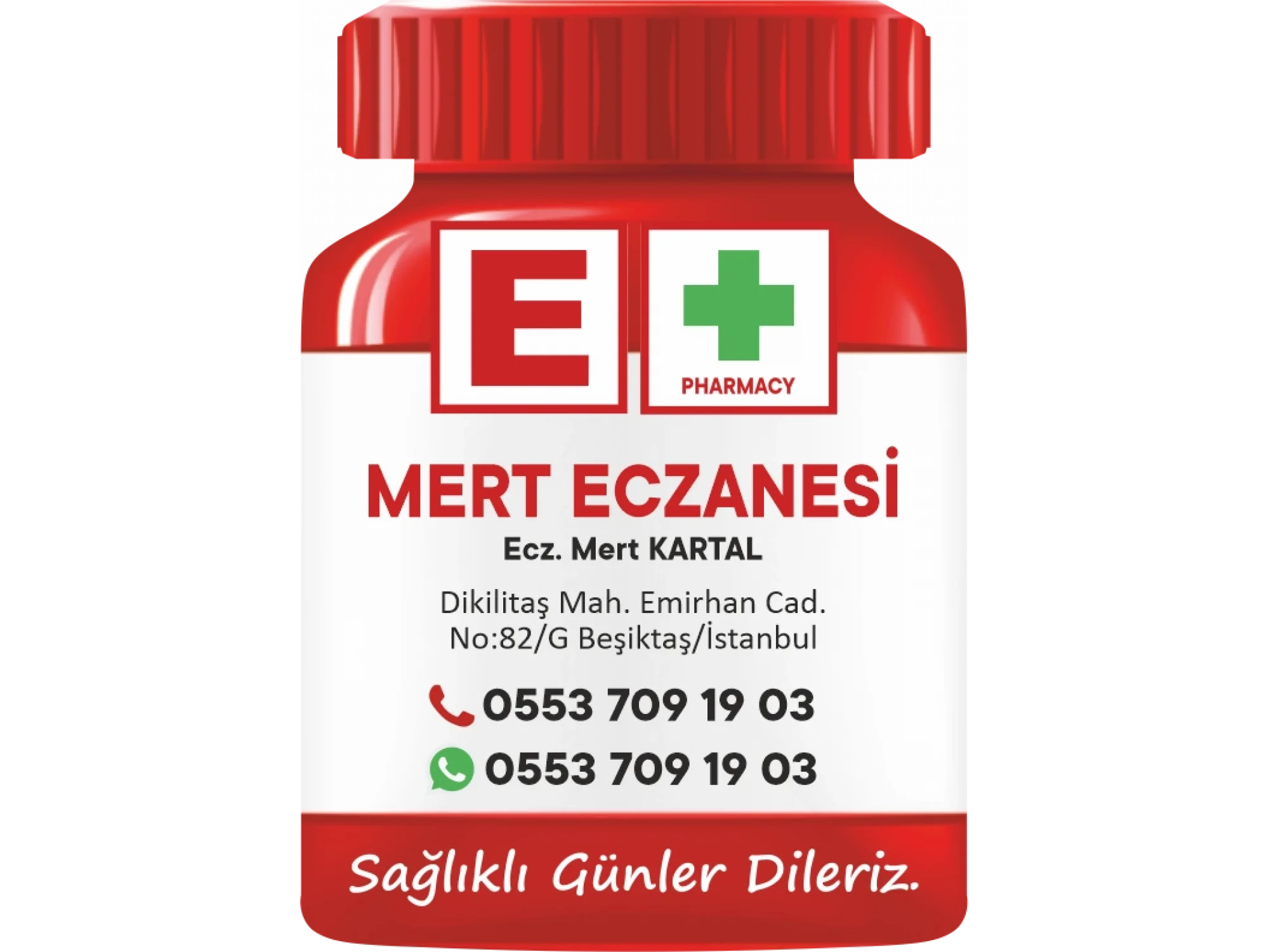 İlaç Şişesi Magnet No:1 - 1000 Adet