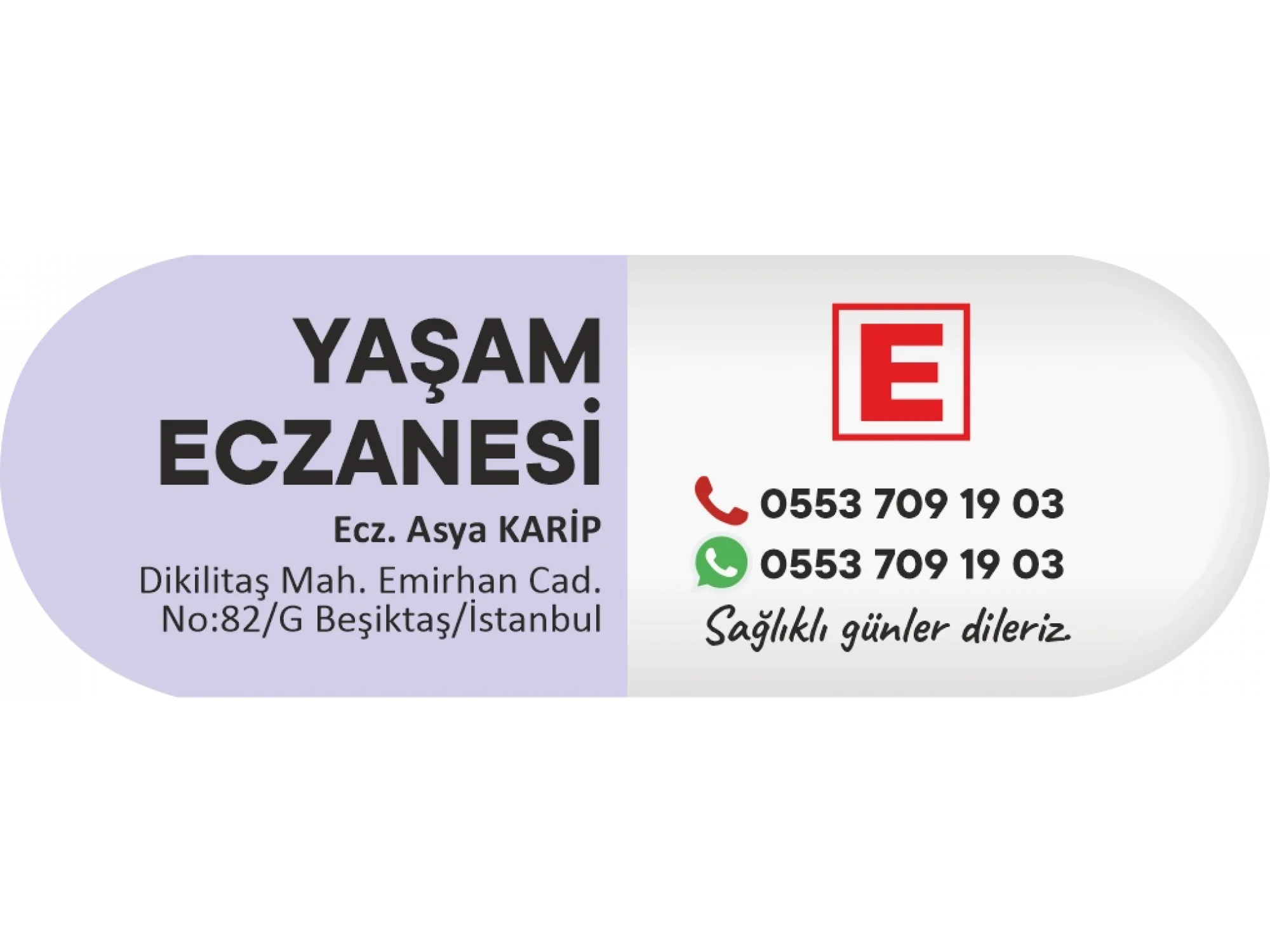 İlaç Kapsülü Pudra Mavisi E Logolu - 1000 adet