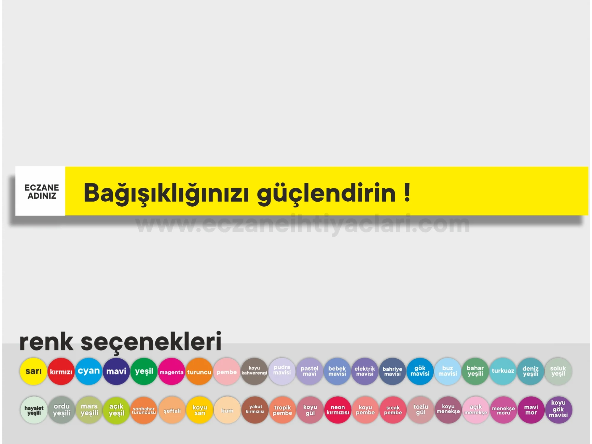 Bağışıklığınızı güçlendirin !