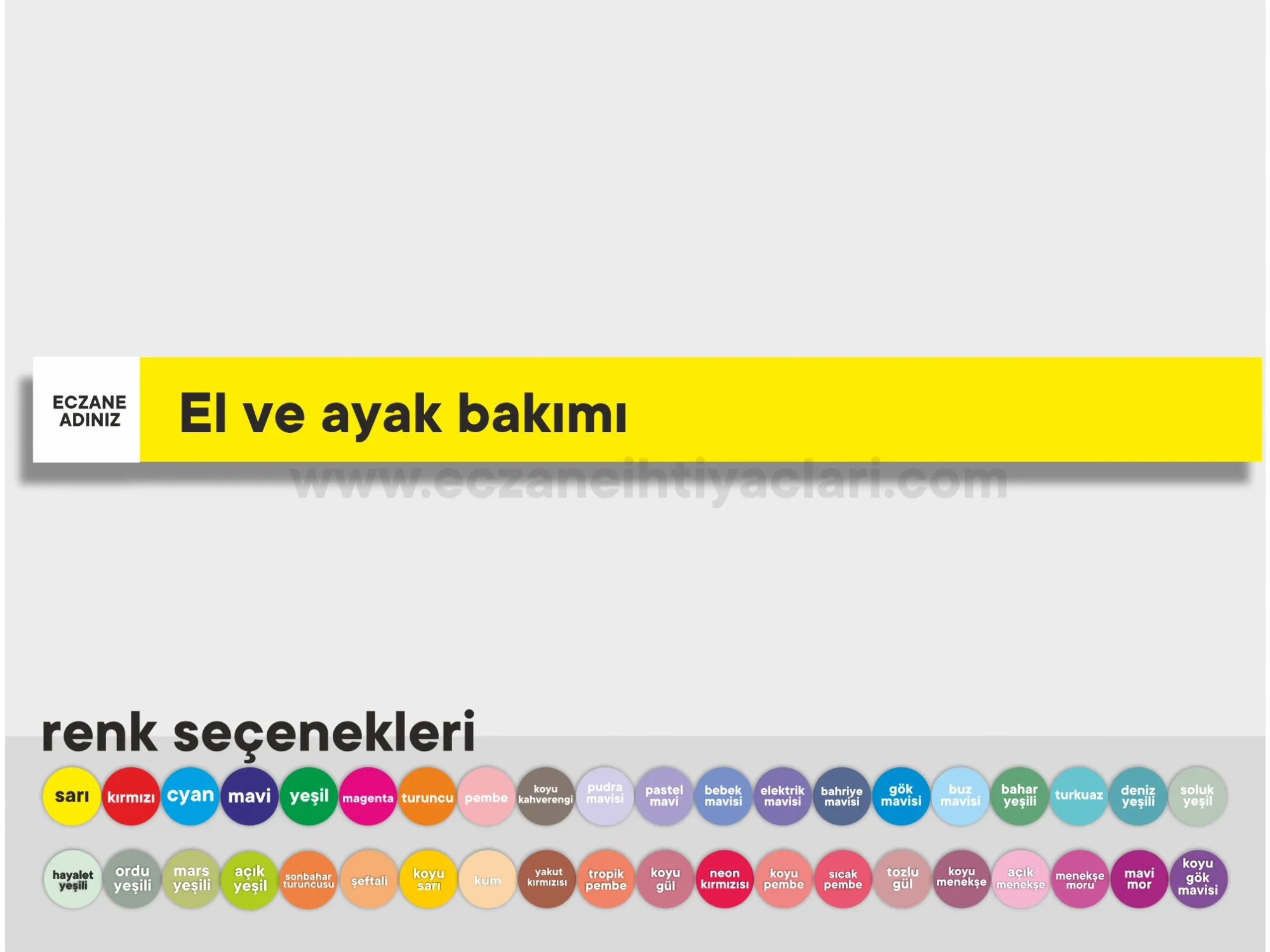 El ve ayak bakımı