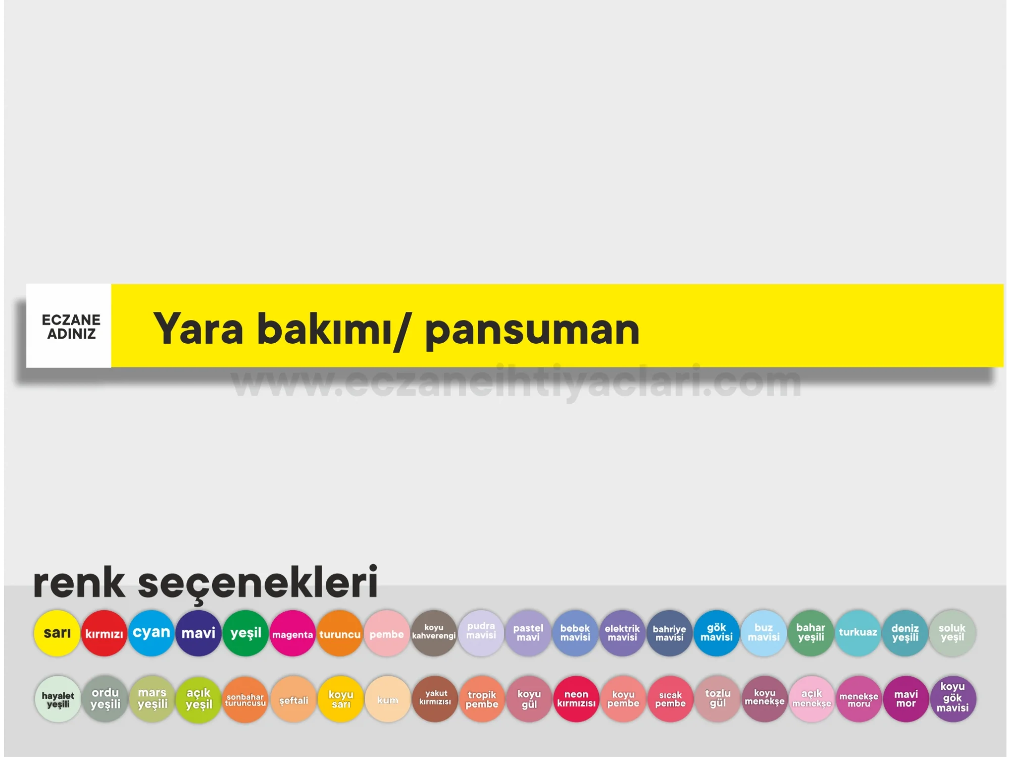 Yara bakımı/ pansuman