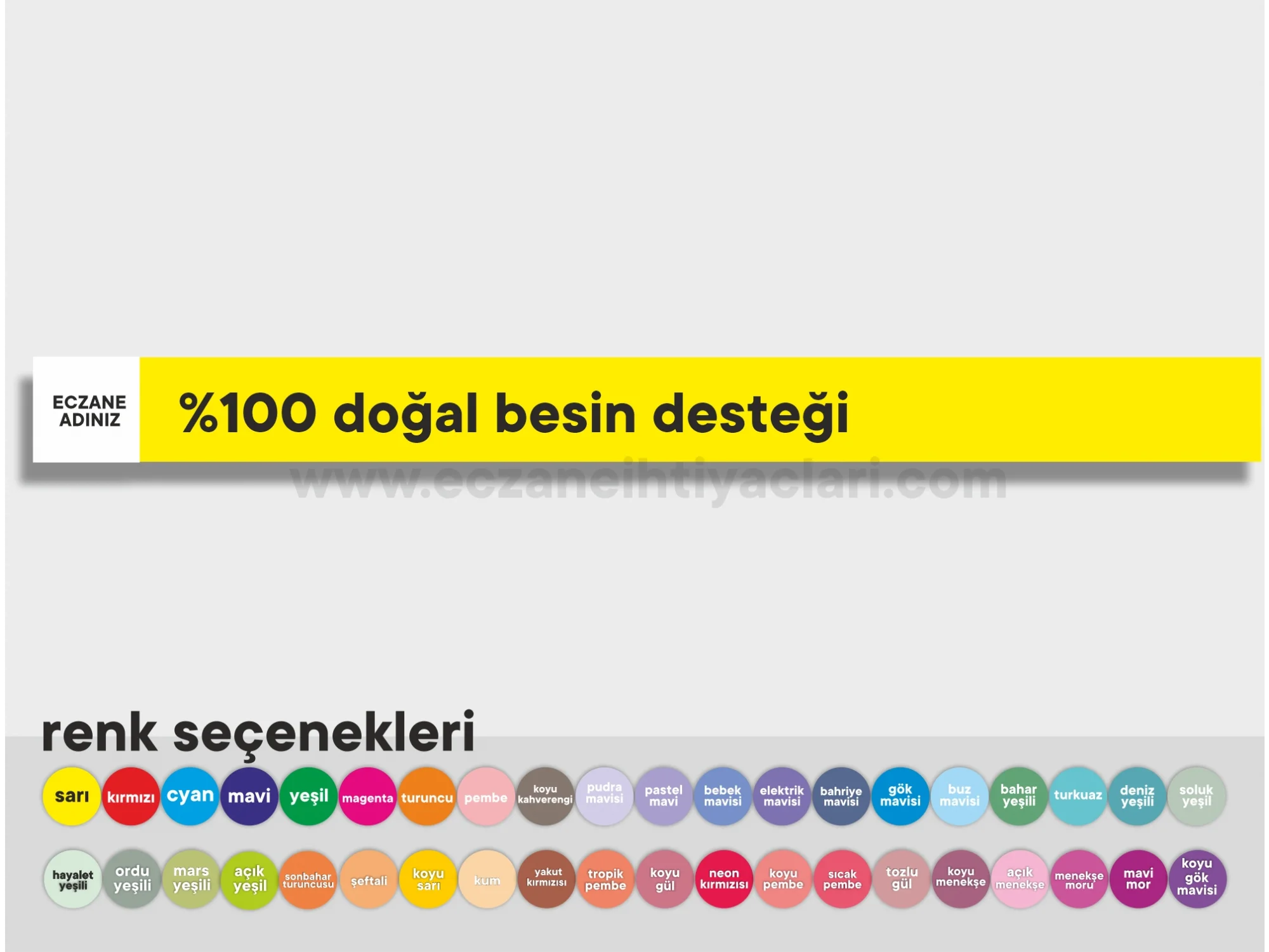 %100 doğal besin desteği