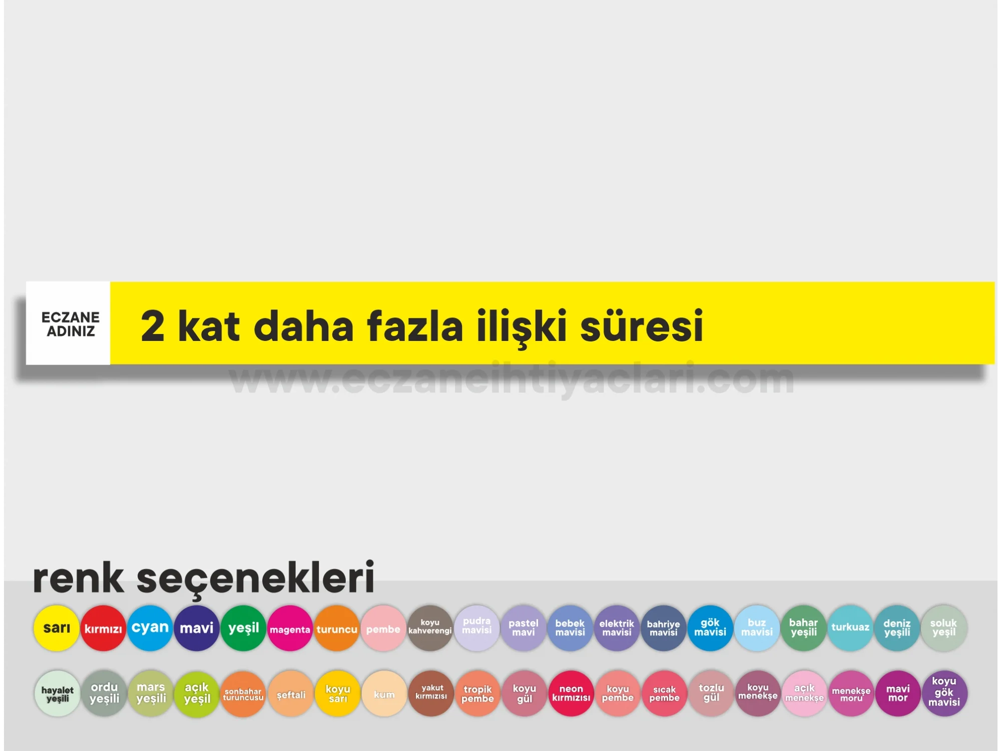 2 kat daha fazla ilişki süresi