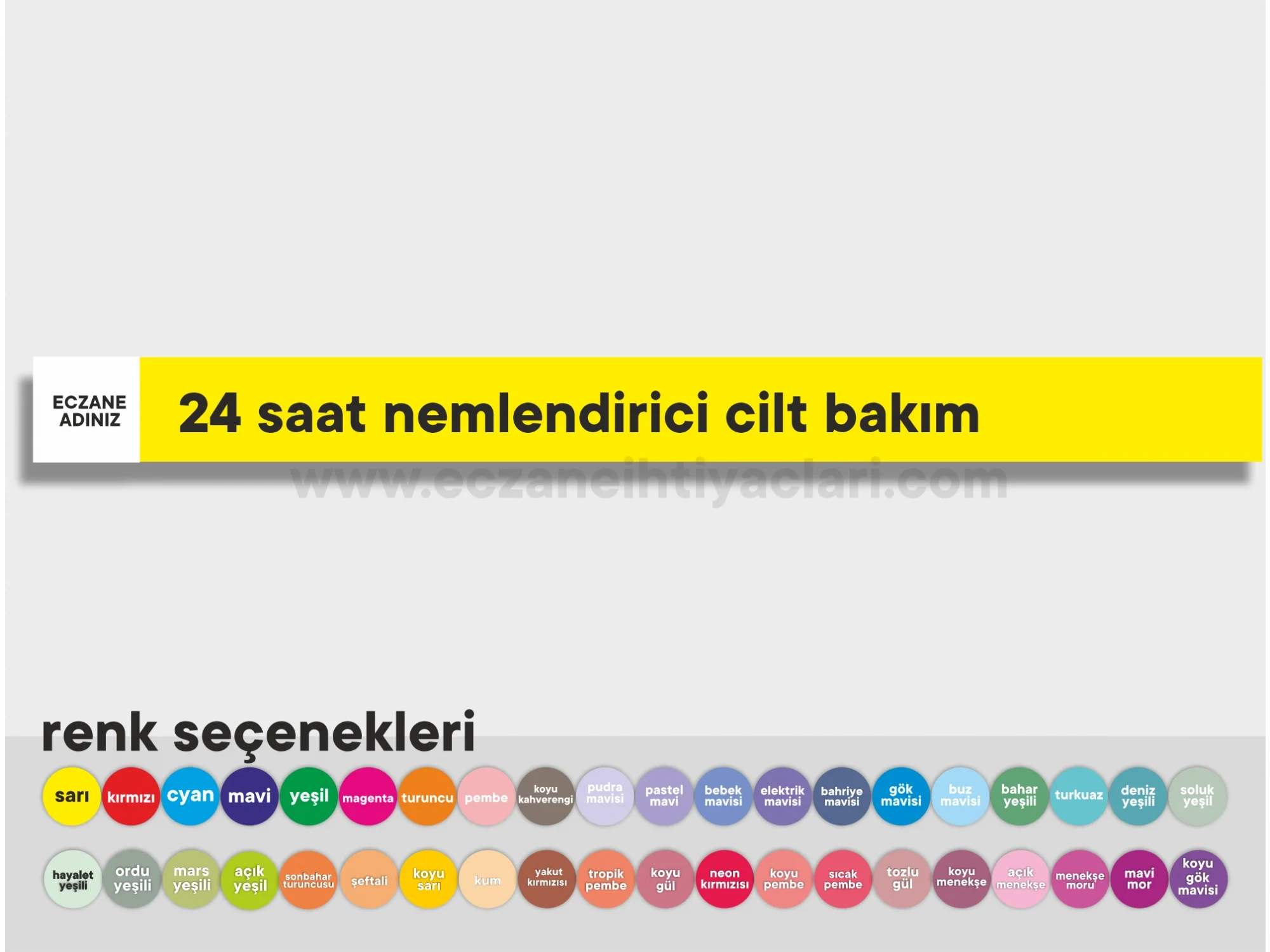 24 saat nemlendirici cilt bakım