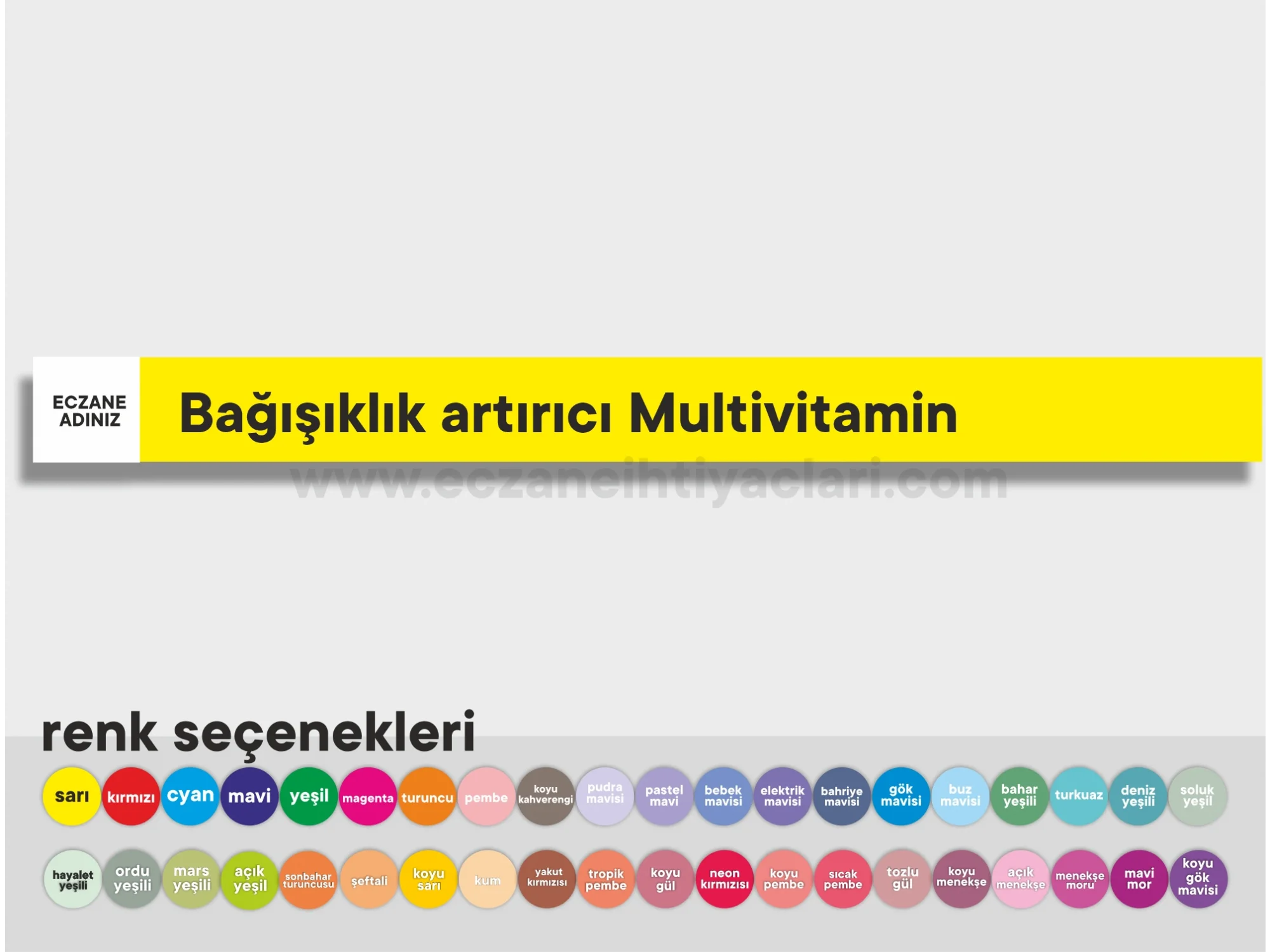 Bağışıklık artırıcı Multivitamin