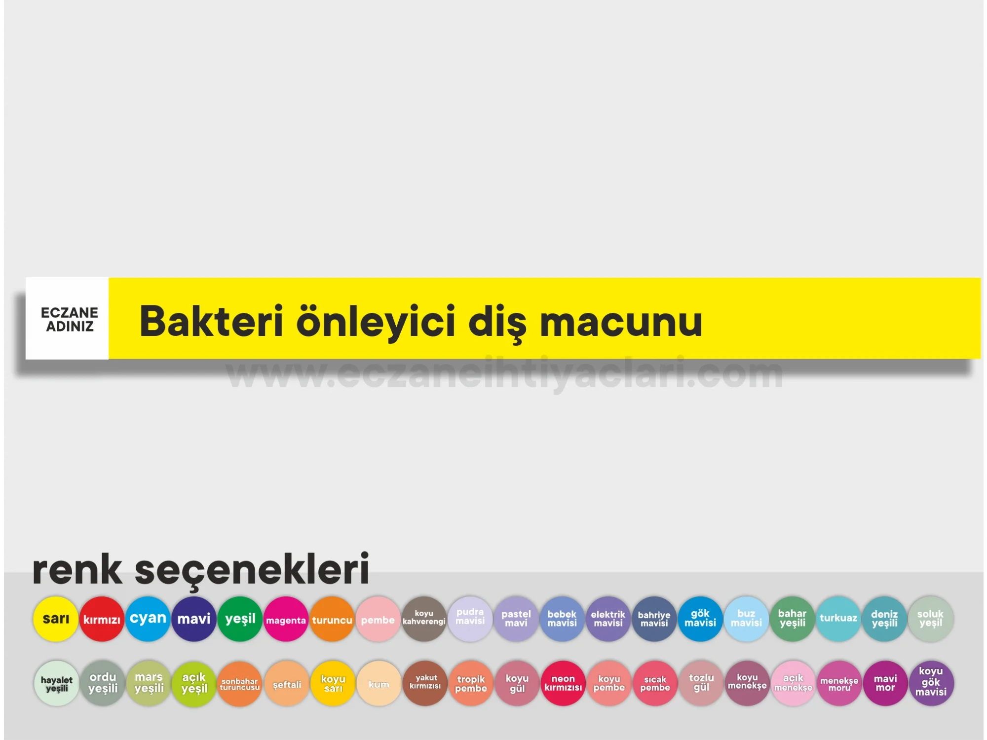Bakteri önleyici diş macunu
