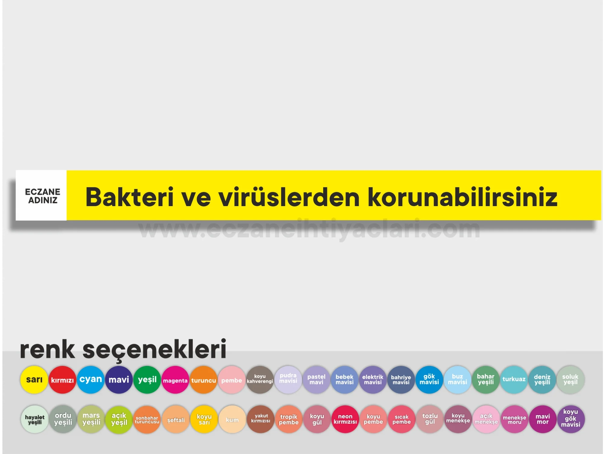 Bakteri ve virüslerden korunabilirsiniz